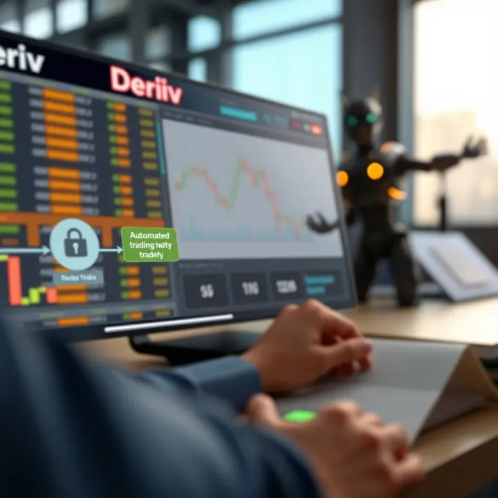 Diagram illustrating the flow of automated trading bots executing trades on an online platform