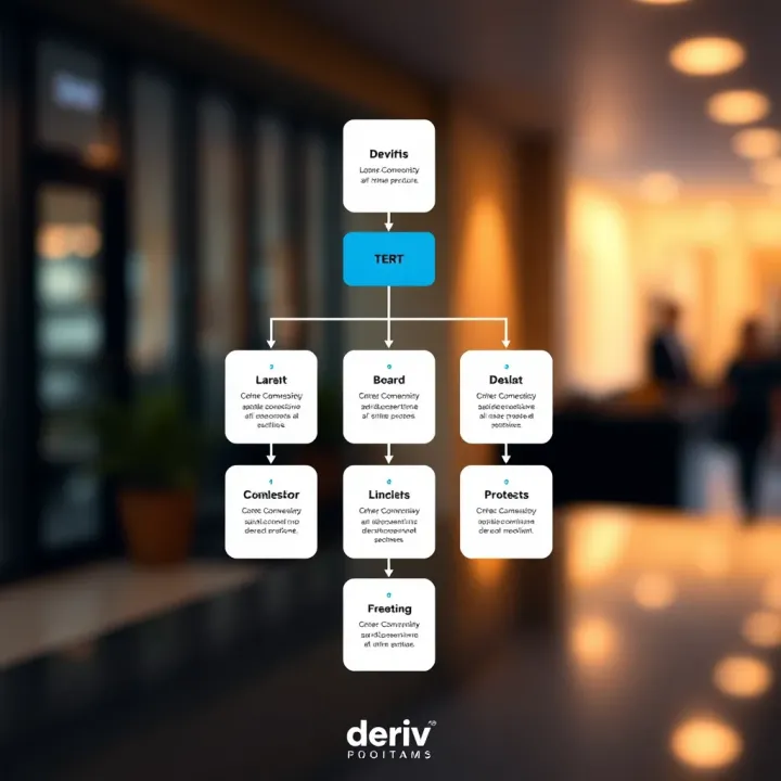 Diagram illustrating the structure of the Deriv Affiliate Program showing commission tiers and participant roles