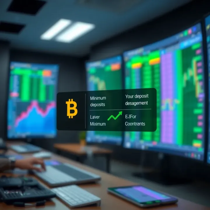 Significance of Minimum Deposit Requirements on Deriv Platform Graphic showing the importance of meeting minimum deposit requirements to begin trading on Deriv
