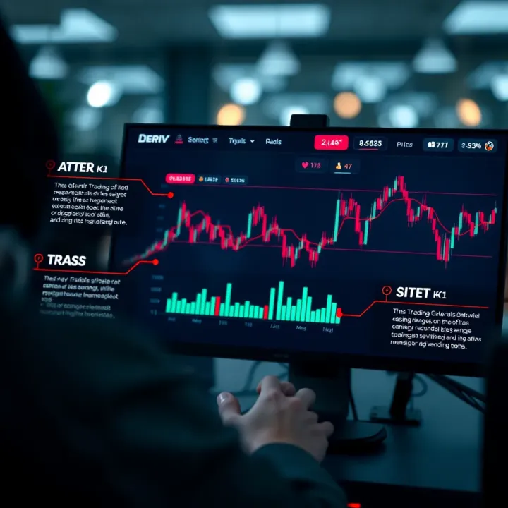 Risk Management Features in Deriv Trading Bots Visual representation of key risk management strategies and features in Deriv trading bots interface