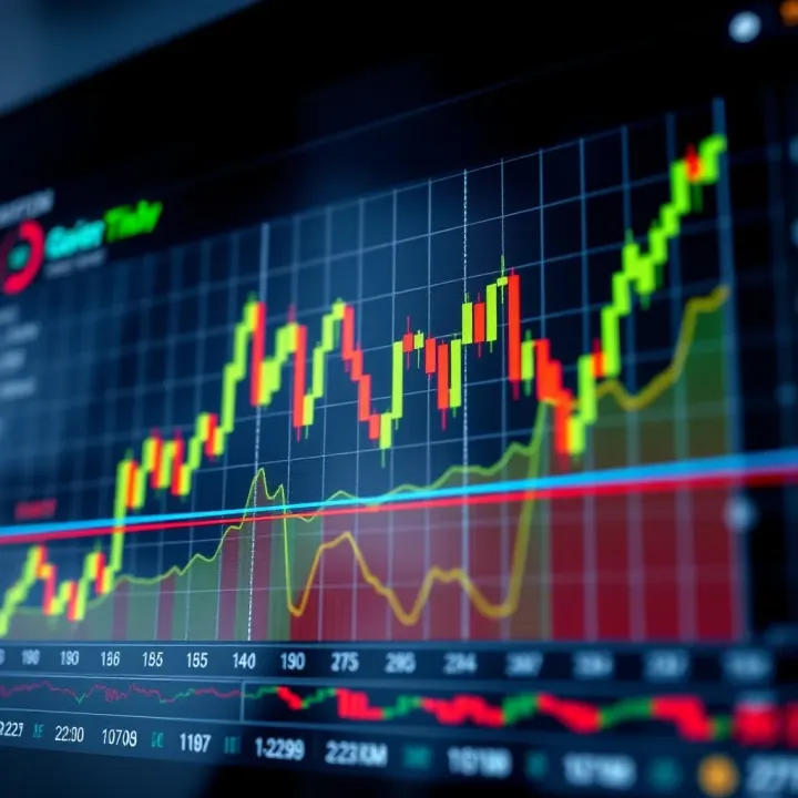 Active Currency Pairs and Market Trends During the Sydney Forex Session Graph showing fluctuation trends of major currency pairs active during the Sydney trading hours