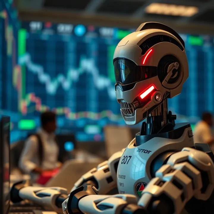 Visual representation of benefits and risks associated with free trading bots in financial markets