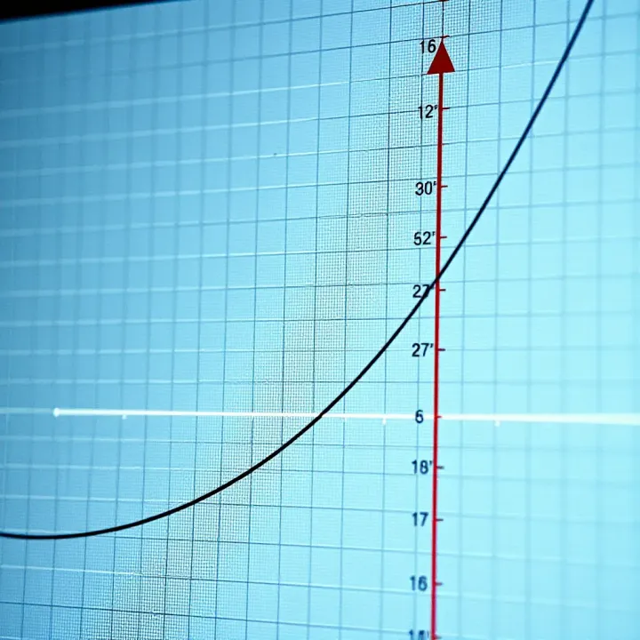 Graph showing the natural logarithm curve with tangent line indicating derivative at a point