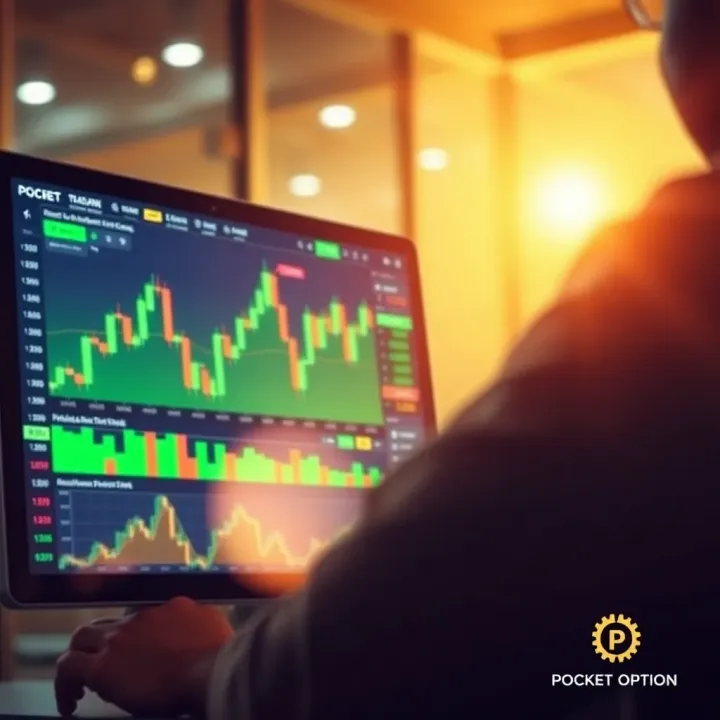 User interface displaying trading charts and options on Pocket Option platform