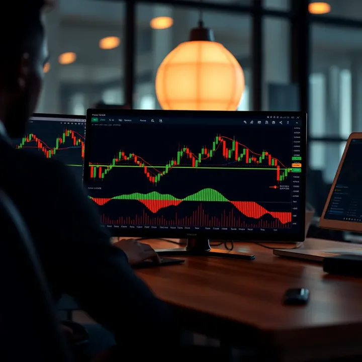 Interactive TradingView live chart displaying candlestick patterns and technical indicators for Kenyan market analysis