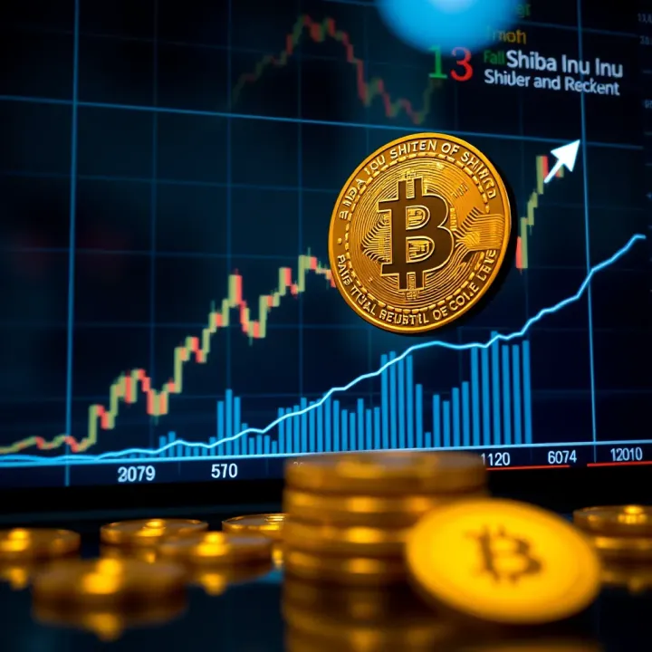 Graph showing price trend of Shiba Inu cryptocurrency with potential growth indicators