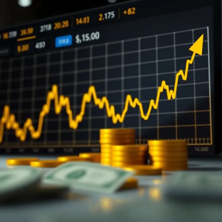 Gold to US Dollar Exchange Rate Trends and Influencing Factors Graph showing the fluctuating exchange rate between gold and the US dollar influenced by global market trends and economic indicators